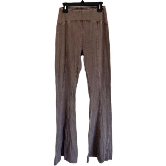 Urban-outfitters Women's Grey and Brown Leggings - Picture 1 of 4